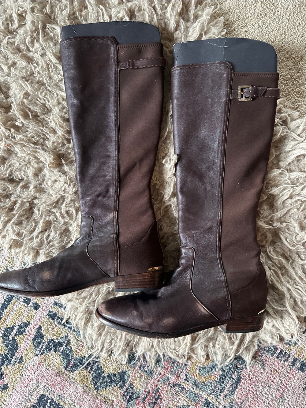 Coach vintage Dark Brown Knee High Leather Riding Boots